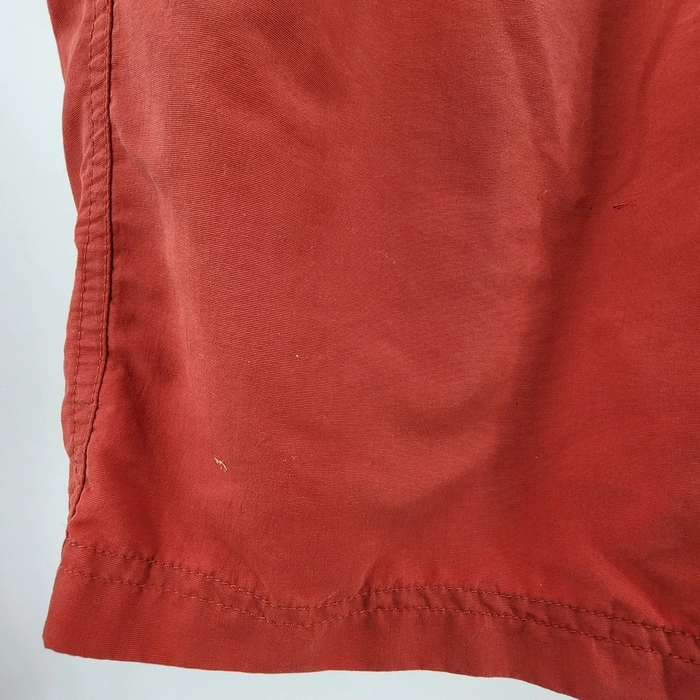 The North Face Mens Large Regular Fit Swim Trunks‎ Shorts Red Outdoor Beach Pool